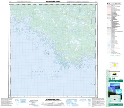 085J07 - PTARMIGAN POINT - Topographic Map