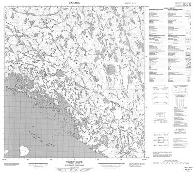 085J11 - TROUT ROCK - Topographic Map