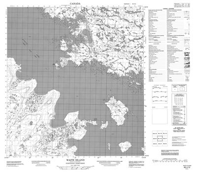085J12 - WAITE ISLAND - Topographic Map