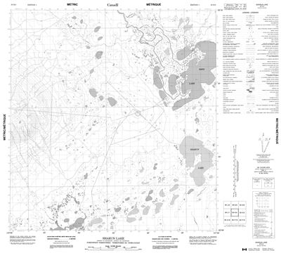 085K04 - SHARUN LAKE - Topographic Map