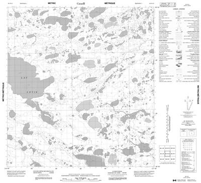085K12 - LAC LEVIS - Topographic Map