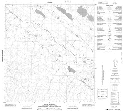 085L08 - PLATEAU CREEK - Topographic Map