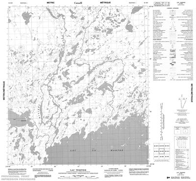 085M09 - LAC TEMPIER - Topographic Map