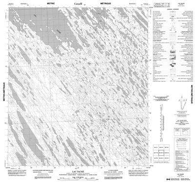 085M13 - LAC TACHE - Topographic Map