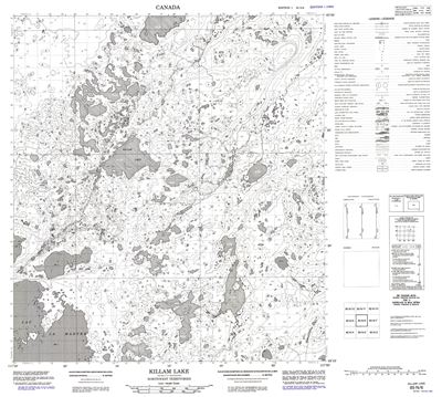 085N06 - KILLAM LAKE - Topographic Map