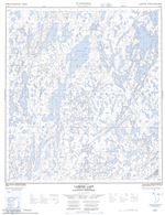 085N09 - LABRISH LAKE - Topographic Map