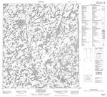 085O02 - VOTOUR LAKE - Topographic Map