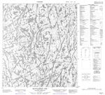 085O11 - MACNAUGHTON LAKE - Topographic Map