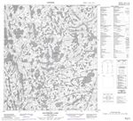 085O15 - DAUPHINEE LAKE - Topographic Map