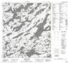 085P13 - WECHO LAKE - Topographic Map