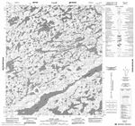 086A05 - PIUZE LAKE - Topographic Map