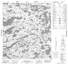 086A11 - ANGELIQUE LAKE - Topographic Map
