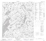 086B07 - STRACHAN LAKE - Topographic Map