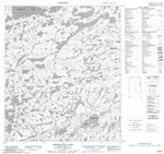 086B13 - RODRIGUES LAKE - Topographic Map