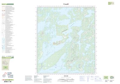 086C03 - RAE LAKE - Topographic Map