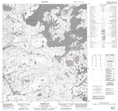 086C05 - BOBER BAY - Topographic Map