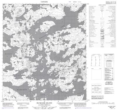 086C12 - MACQUADE ISLAND - Topographic Map