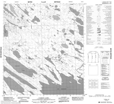 086D03 - CASSINO LAKE - Topographic Map