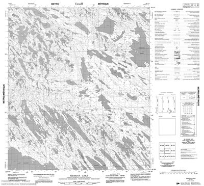 086D04 - MESSINA LAKE - Topographic Map