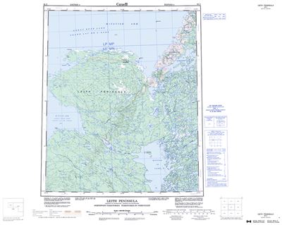 086E - LEITH PENINSULA - Topographic Map