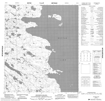 086E02 - KECHINTA ISLAND - Topographic Map