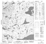 086E07 - YANIK LAKE - Topographic Map