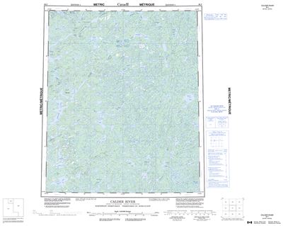086F - CALDER RIVER - Topographic Map