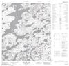 086F05 - GROUARD LAKE - Topographic Map