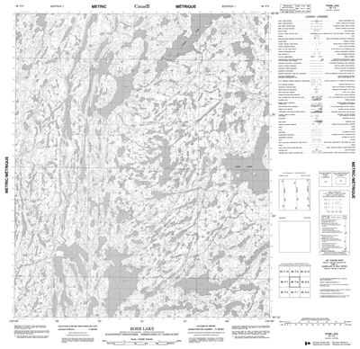 086F08 - ROBB LAKE - Topographic Map