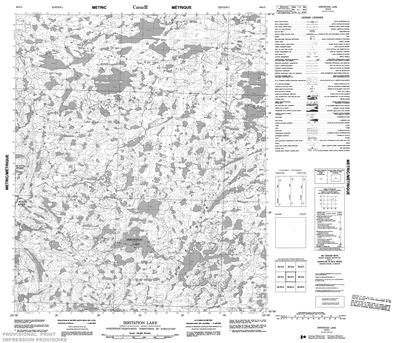 086G03 - IRRITATION LAKE - Topographic Map
