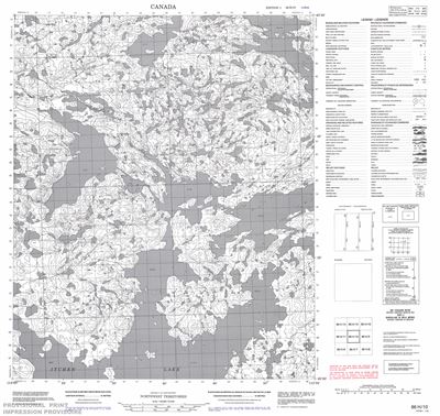 086H10 - NO TITLE - Topographic Map