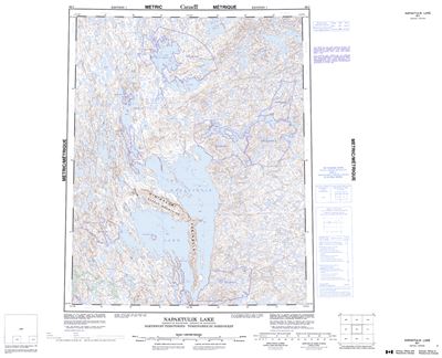 086I - NAPAKTULIK LAKE - Topographic Map