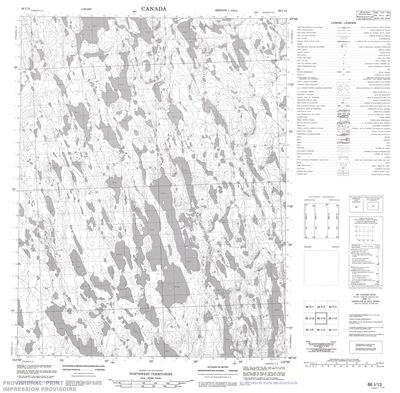 086I13 - NO TITLE - Topographic Map