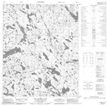 086J02 - BELANGER LAKE - Topographic Map