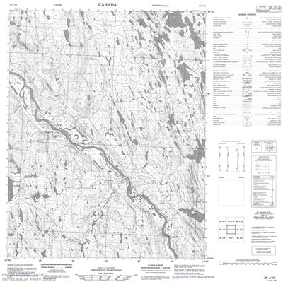 086J10 - NO TITLE - Topographic Map