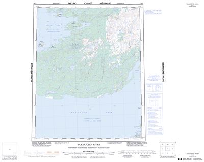 086L - TAKAATCHO RIVER - Topographic Map
