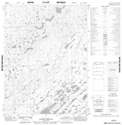 086M13 - NO TITLE - Topographic Map