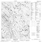 086N10 - BORNITE LAKE - Topographic Map