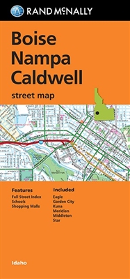 Rand McNally's folded map for Boise, Nampa and Caldwell is a must-have for anyone traveling in and around this part of Idaho, offering unbeatable accuracy and reliability at a great price. Our trusted cartography shows all Interstate, U.S., state, and cou