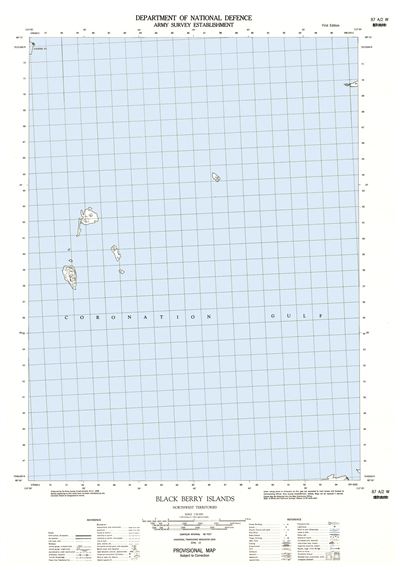 087A02W - BLACK BERRY ISLANDS - Topographic Map