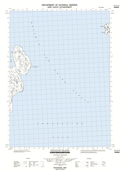 087A07W - DOUGLAS ISLAND - Topographic Map