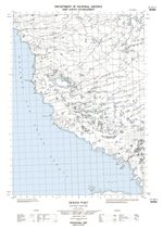 087A10E - DICKENS POINT - Topographic Map