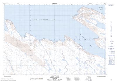 087B16 - CAPE YOUNG - Topographic Map