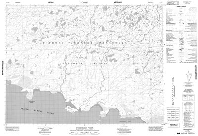 087E09 - WOODWARD POINT - Topographic Map