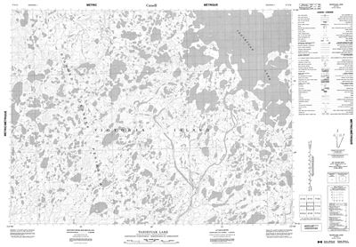 087E16 - TAHIRYUAQ - Topographic Map