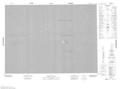 087F07 - HORIZON ISLETS - Topographic Map