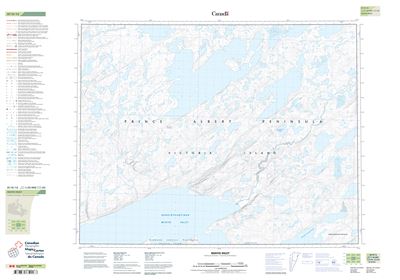 087H12 - KANGIRYUAQTIHUK / MINTO INLET - Topographic Map