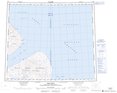 088D - PEEL POINT - Topographic Map