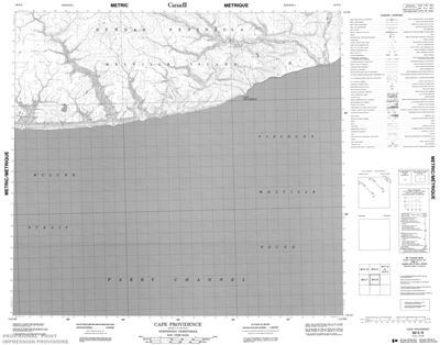 088E08 - CAPE PROVIDENCE - Topographic Map