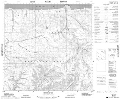 088G08 - GIDDY RIVER - Topographic Map
